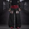 Marled New Double Layer Splicing Denim