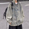 Metro Heritage Faded Zipper Denim Jacket