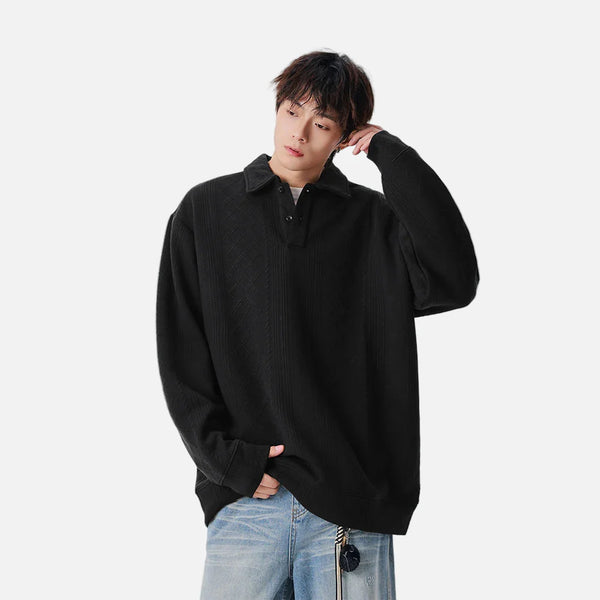 Cold Signature Polo Sweatshirt