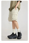 Aged Canvas Cargo Shorts