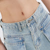 Heritage Cutting High-Rise Bell Leg Denim