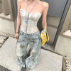 Benuynffy High Street Bell Leg Denim