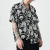 Monochrome Aloha Vacation Short Shirt