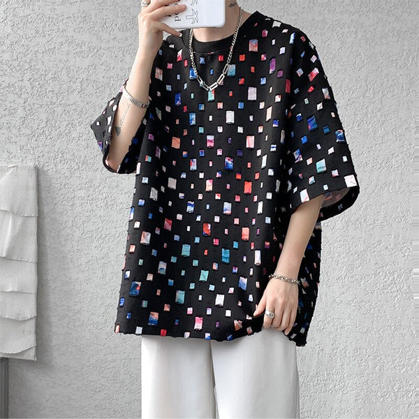 Big-Silhouette Bright-Days Color Blocks T-Shirt alternatif görünüm