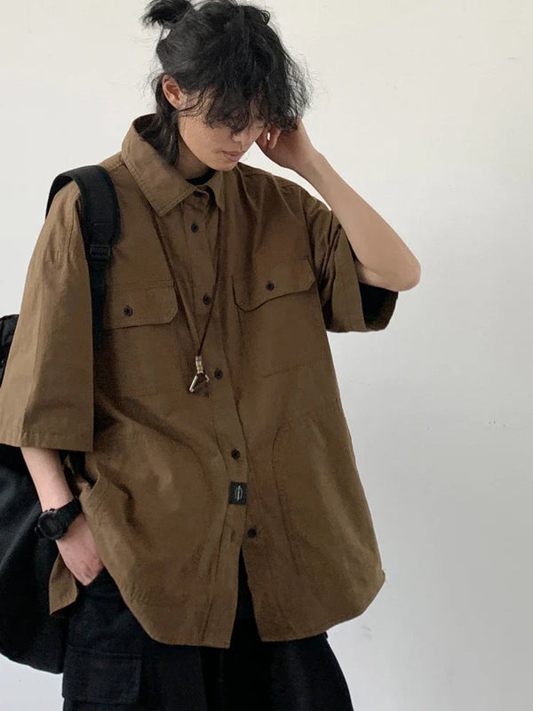 Tokyo Retro Loose Short Sleeve Top alternatif görünüm