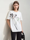 Ink Art Print Minimalist Sundaze T-Shirt