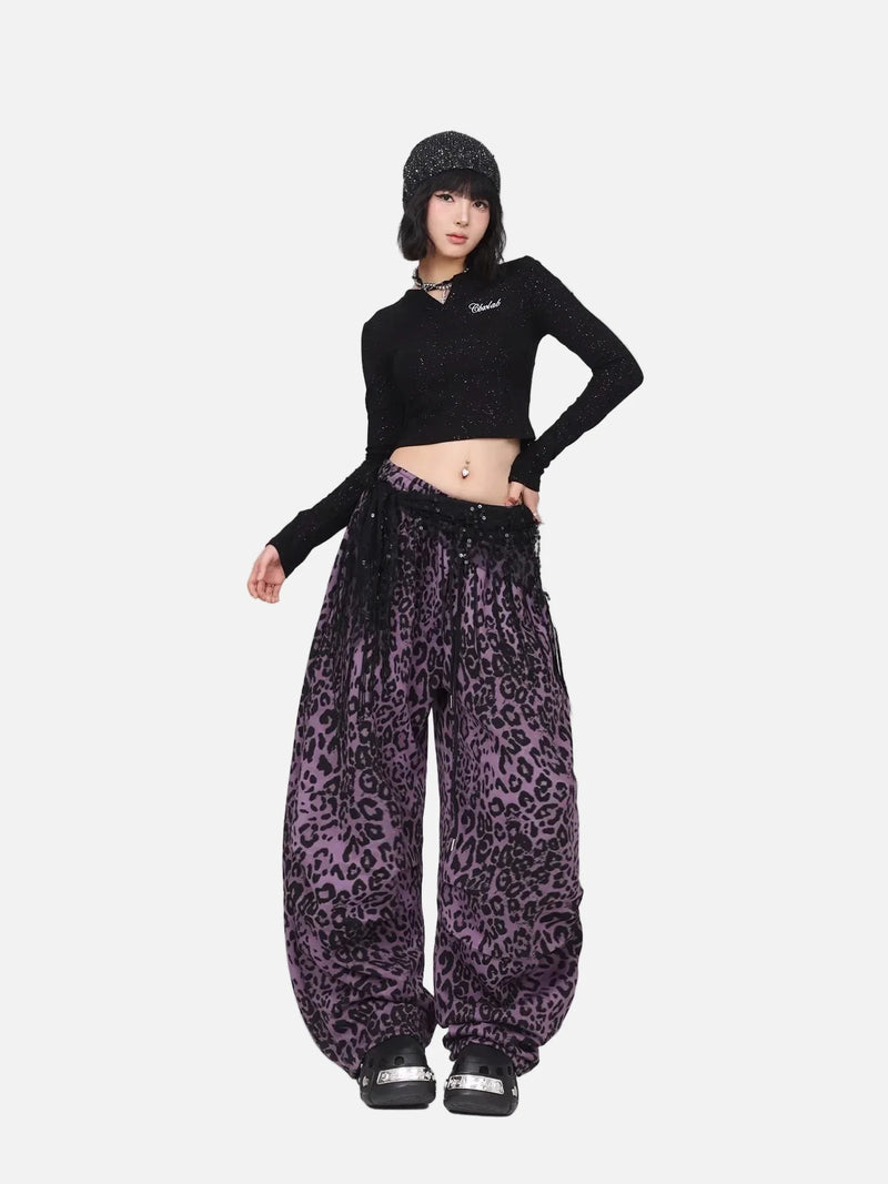 Leopard Paratrooper Trousers
