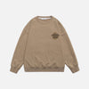 Hip-Hop Baskılı Sweatshirt, önden görünüm — Navra Wear