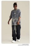 Yıkanmış Oversize Tişört, stil görünüm — Navra Wear