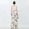 Heritage Western Style Summer Flower Denim