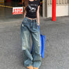 Classic Metro Rinse High-Rise Torn Denim