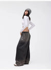 Gradient Wash Hip-Hop Trousers