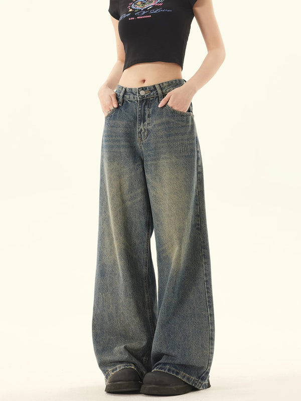 Gradual Change Rinse Blue Denim