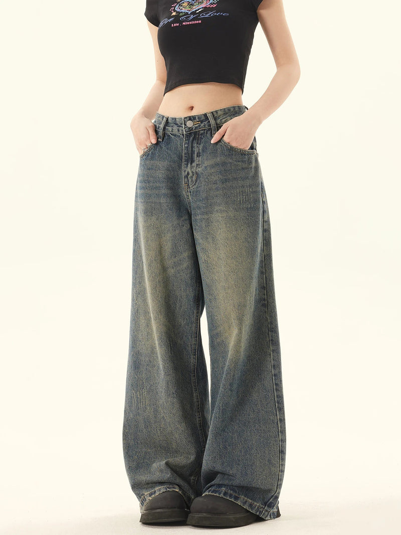 Gradual Change Rinse Blue Denim
