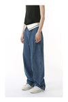 Bol Kesim Jean Pantolon, kombin görünüm — Navra Wear
