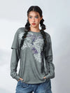 Time-Worn Dirty-Art Artwork Long Sleeve T-Shirt