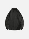 Seoul Stripe Lapel Relaxed Fit Shirt