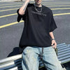 Sewn-Detail Old School Short Sleeve T-Shirt