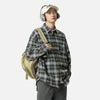Varsity Checker Embroidered Button Shirt