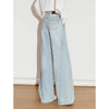 Chic Mid Waist Stonewashed Denim