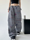 Vintage Wide Leg Jogger, arka görünüm — Navra Wear