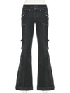 Studded Star Mosaic Denim Street Jeans