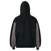 Metro Grunge Mosaic Suede Sweatshirt