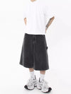 90's Relaxed Rinse Denim Shorts