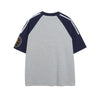 Durable Nostalgia Spliced Everyday Cotton T-Shirt