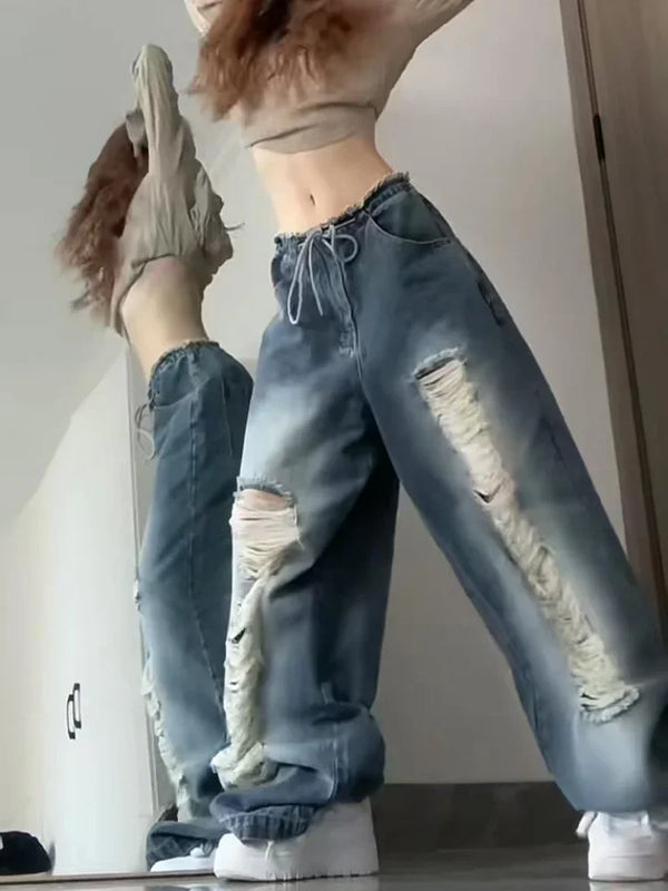 Heritage Torn Urban Beat Bell Leg Denim alternatif görünüm
