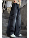 Classic & Sleek Black High-Rise Bell Leg Denim