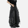 Western Style Multi Pockets Bell Leg Denim