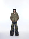 2000s Metro Heritage Splicing Burr Edge Torn Denim