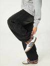 Western Relaxed Plaid Mosaic Rinse Denim