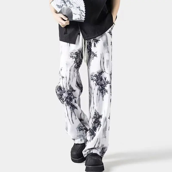 Bamboo Print Jogger Trousers