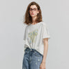 Women Easy-Wear Curated Short Sleeve Off-Duty T-Shirt