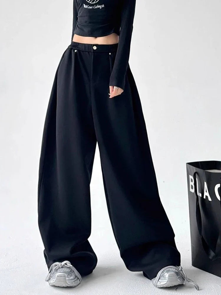 Kadın Vintage Bol Kesim Jogger, önden görünüm — Navra Wear