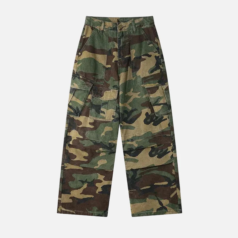 Minimal Draped Woodland Street Pants