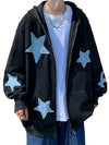 Night Sky Zip Long Hoodie