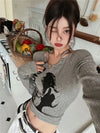 New-Millennium Women's Dirty-Art Top
