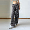 Women Slate Wide Leg Street Pants