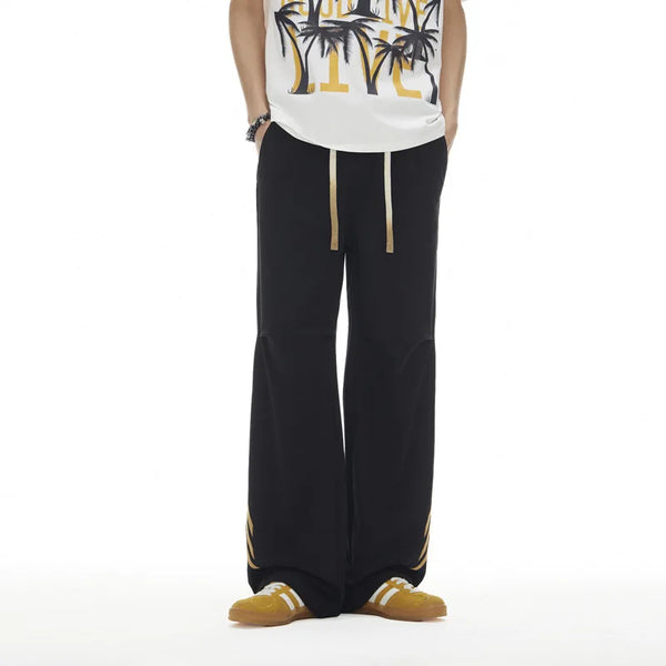 Elastic Straight Sport Trousers