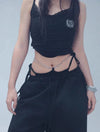 Band Waist Dance Trousers