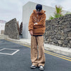 Wide Leg Harf Baskılı Jogger, yan görünüm — Navra Wear