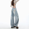 Signature High-Rise Relaxed Bell Leg Denim