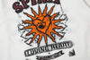 Noir-Edge Unstructured Sun Spirit Illustrated T-Shirt
