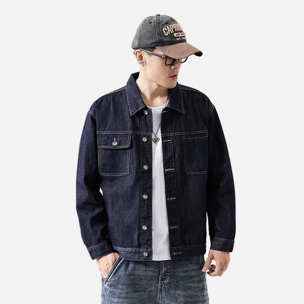 Elevated 2000s Fitted Safari Denim Jacket alternatif görünüm