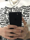 Classic-Wash Cute Rabbit Print Laid-Back T-Shirt