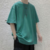 Boxy-Fit Elbow-length Sleeve Blank T-Shirt