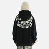 Embossed Flower Vine Velvet Sweatshirt